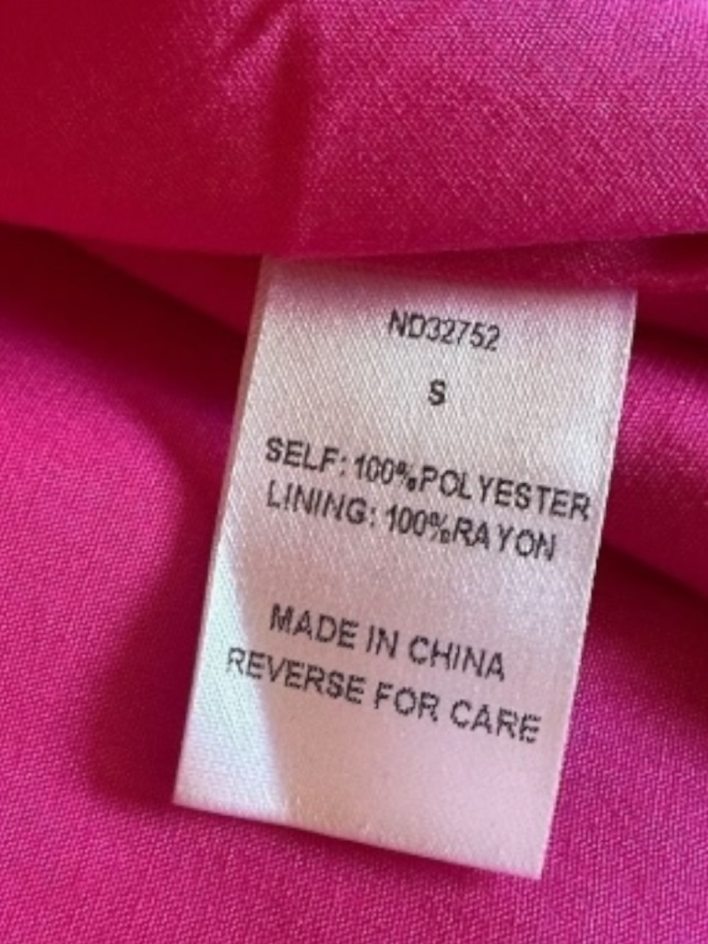 Lumiere Hot Pink Tie-Back Mini Dress – Long Sleeve Party Dress - Picture 4 of 13